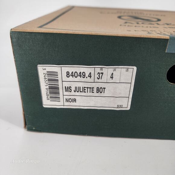 Aigle MS Juliette Bot Short Rain Boots Black Rubber Women’s EU 37 / US 6.5–7 - Picture 13 of 13